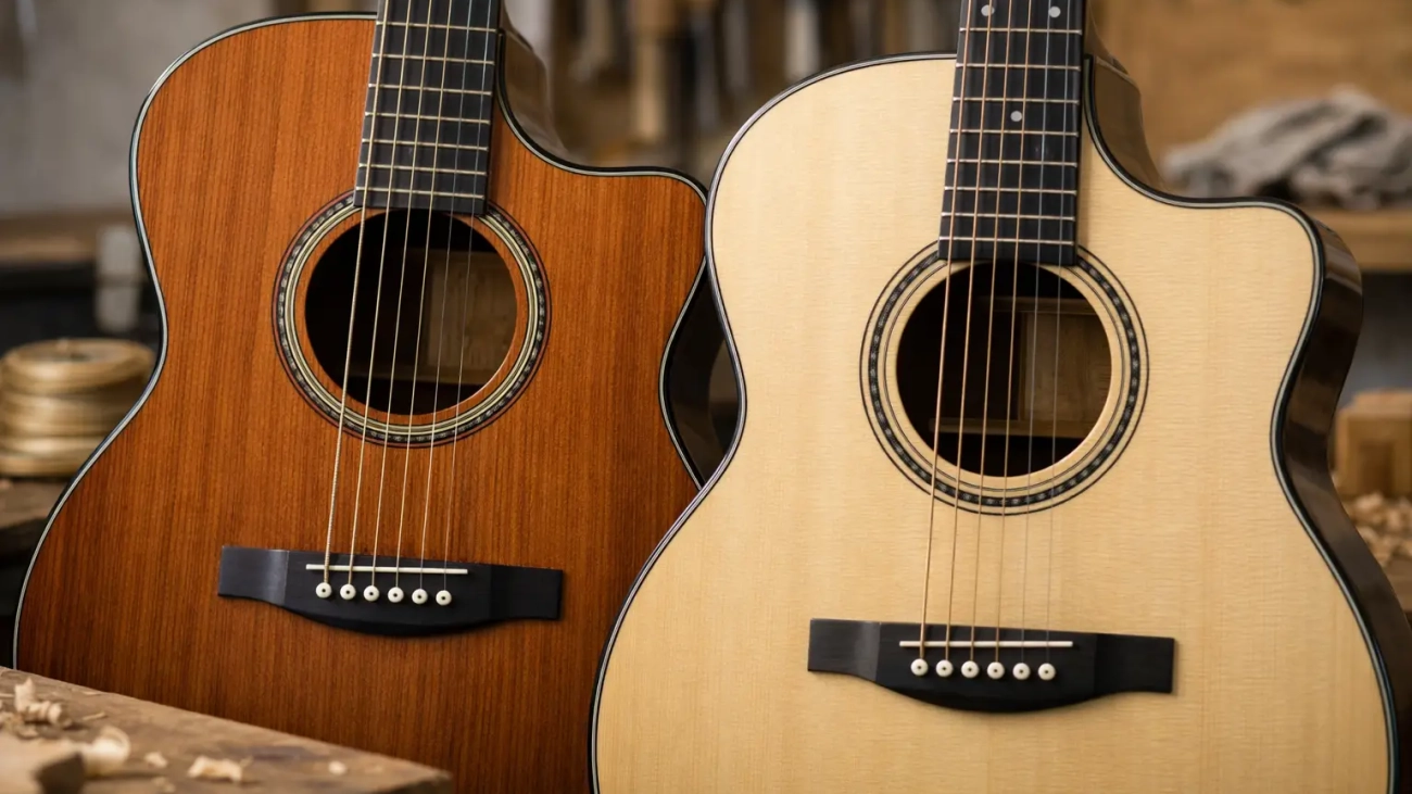 Cedar Top Versus Spruce Top