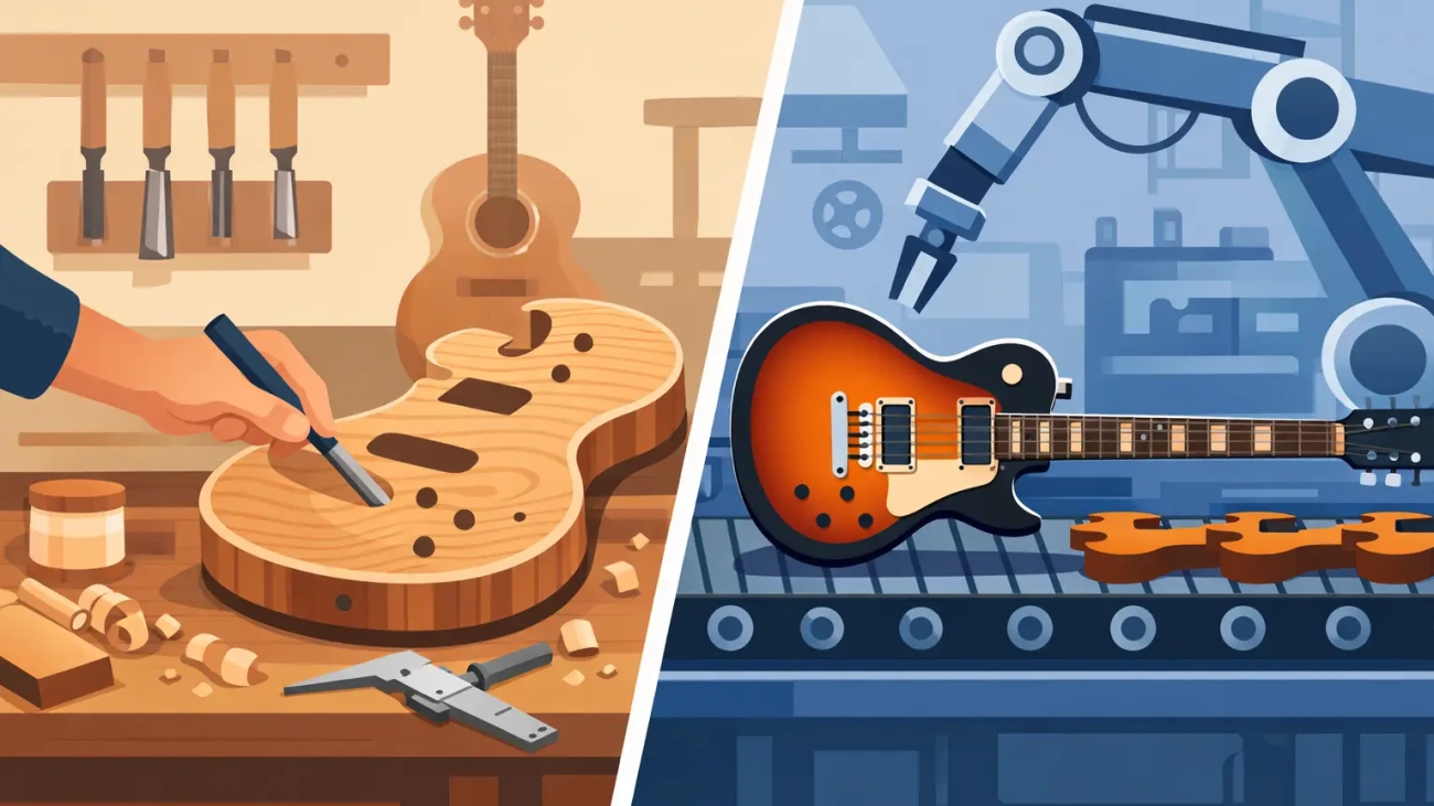 Custom Guitar Versus Factory Guitar