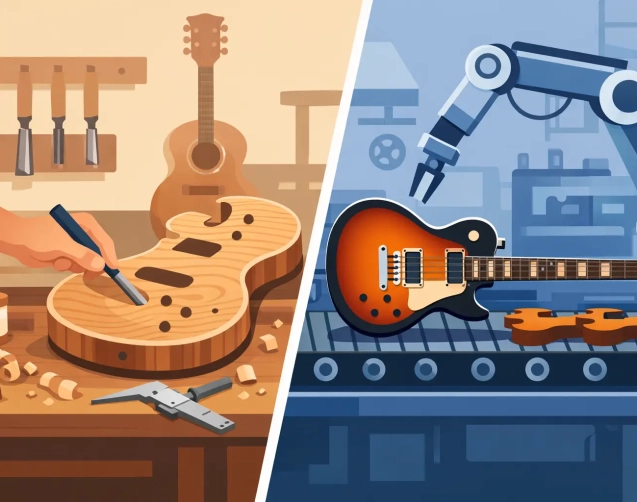 Custom Guitar Versus Factory Guitar