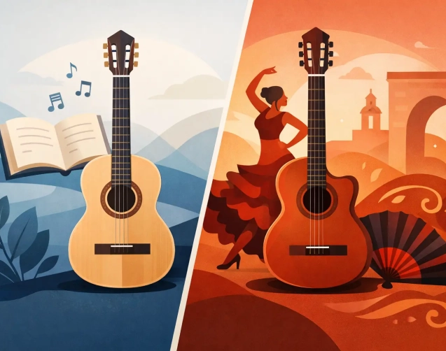 Difference Between Classical and Flamenco Guitar
