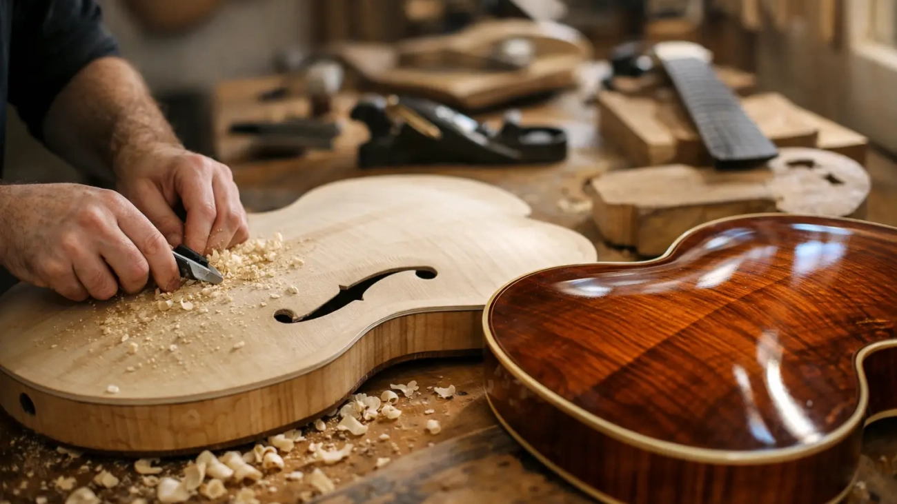 What an Archtop Guitar Builder Really Shapes