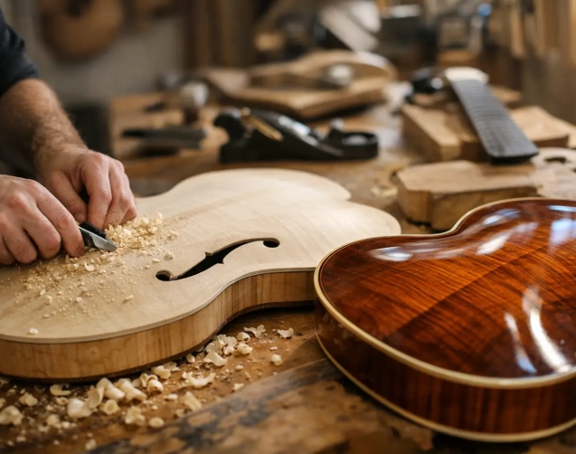 What an Archtop Guitar Builder Really Shapes