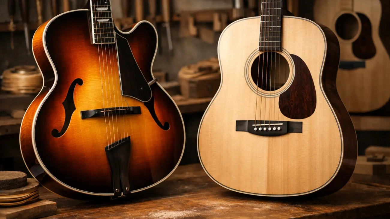 Archtop Guitar vs Flat Top: Which Is Yours?