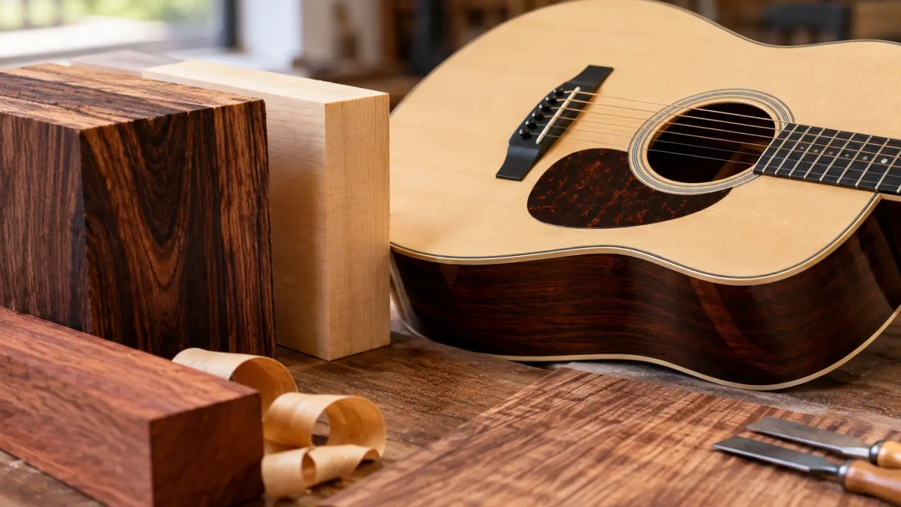 Guitar Tonewoods and the Voice of a Fine Guitar