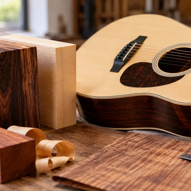 Guitar Tonewoods and the Voice of a Fine Guitar