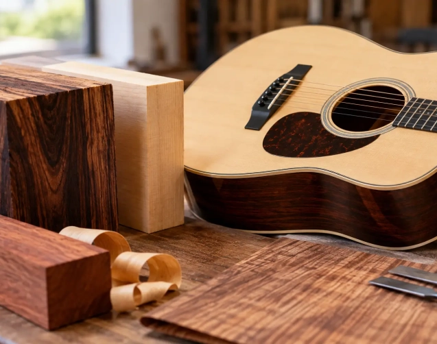 Guitar Tonewoods and the Voice of a Fine Guitar