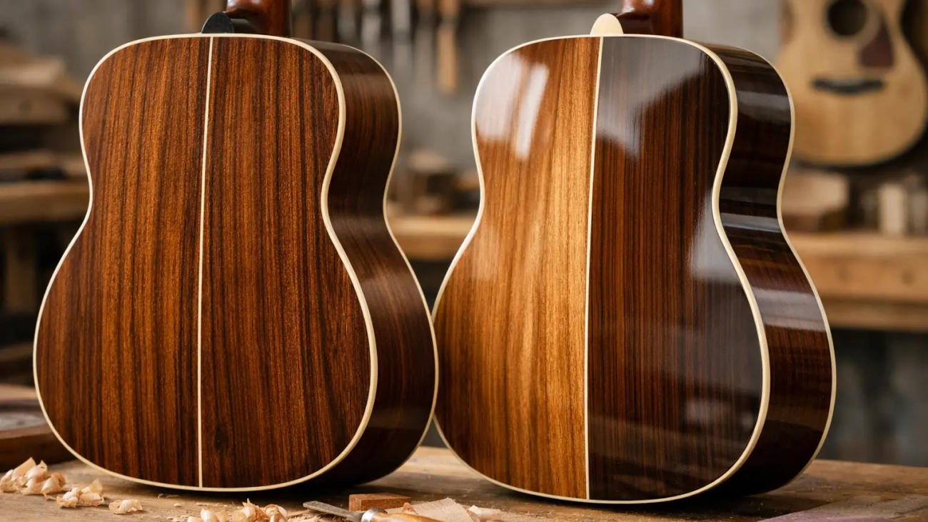 Solid Wood Versus Laminate in Fine Guitars