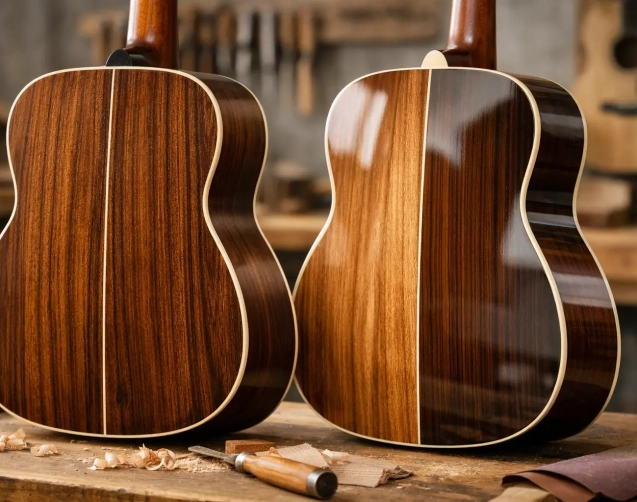 Solid Wood Versus Laminate in Fine Guitars